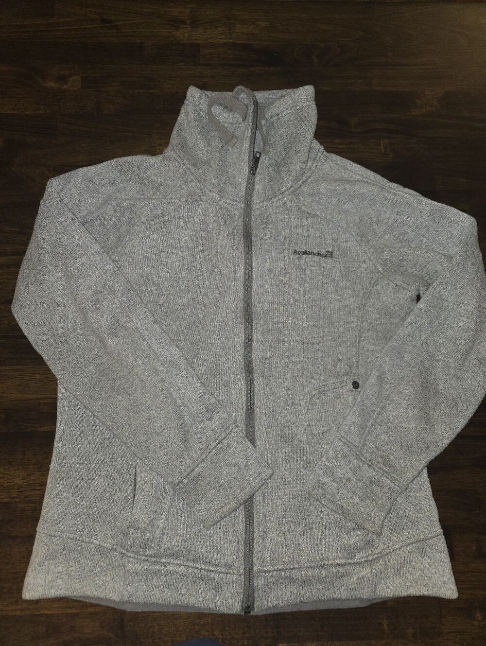 Avalanche Heather Gray Women's L Full-Zip Jacket